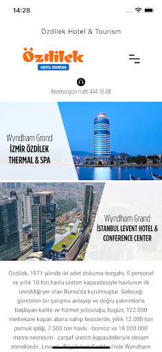 Özdilek Hotel & Tourism ekran görüntüsü