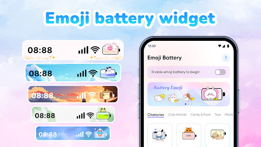 Emoji Battery: Status Bar ekran görüntüsü