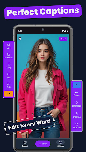 AI Captions For Videos & Subs ekran görüntüsü