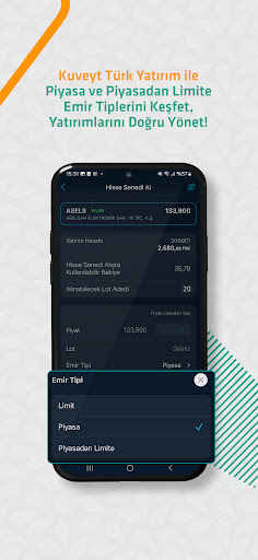 TradePlus:Katılım Hisse, Borsa ekran görüntüsü