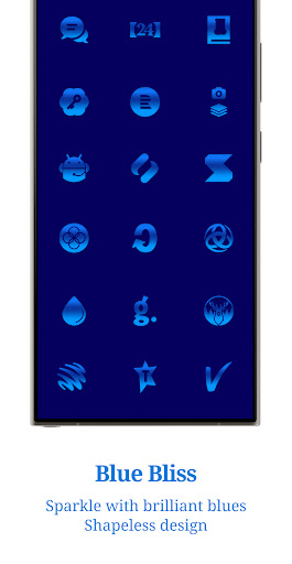 Sapphire Blue Icon Pack ekran görüntüsü