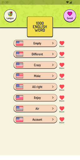 Learn English Words ekran görüntüsü