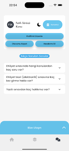 Fatih Sürücü Kursu ekran görüntüsü