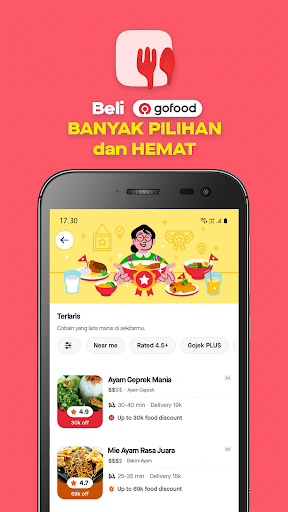 Gojek - Transportasi & Makanan ekran görüntüsü