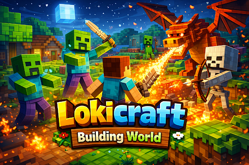 Lokicraft Building World ekran görüntüsü