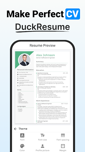 Resume Builder - CV Maker App ekran görüntüsü