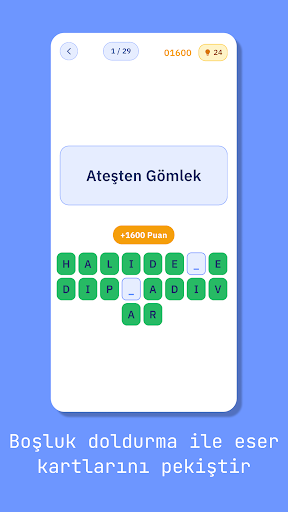 AYT Edebiyat Yazar Eser ekran görüntüsü