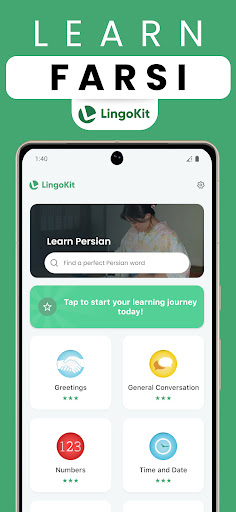 Learn Farsi Persian - Lingokit ekran görüntüsü