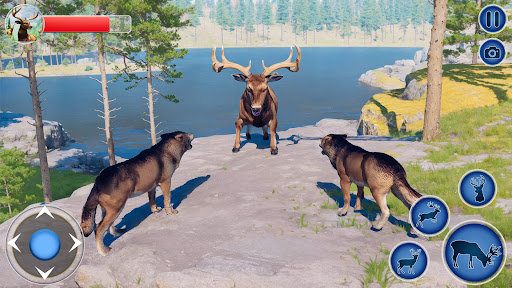 Virtual Wild Deer Family Sim ekran görüntüsü