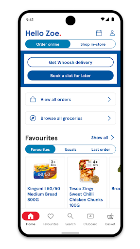 Tesco Grocery & Clubcard ekran görüntüsü