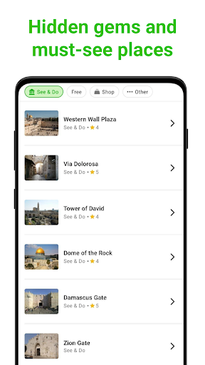 Jerusalem SmartGuide ekran görüntüsü
