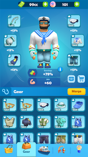 Fishing Frenzy:Idle Hooked Inc ekran görüntüsü