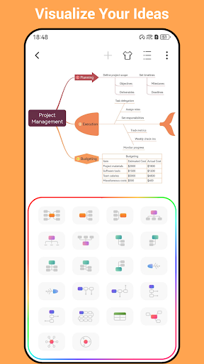 Cool Mindmap: Mind, Doc, Sheet ekran görüntüsü