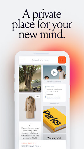 mymind ekran görüntüsü