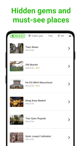 Hanoi Tour Guide:SmartGuide ekran görüntüsü