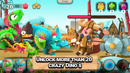 Dino Bash: Travel Through Time ekran görüntüsü