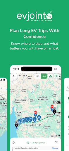 EVJoints: EV Trip Planner ekran görüntüsü