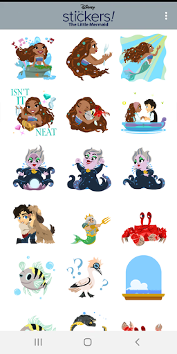 The Little Mermaid Stickers ekran görüntüsü