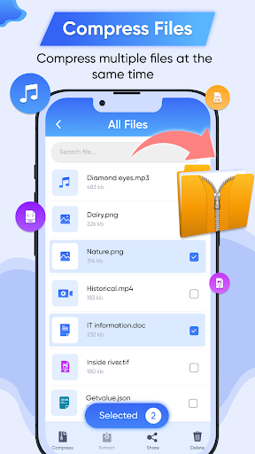 Zip Dosyası Okuyucu: Rar ekran görüntüsü