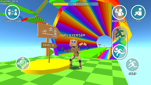 Obby Online Parkour World ekran görüntüsü