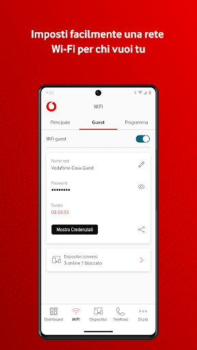 Vodafone Station App ekran görüntüsü