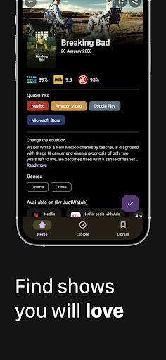 StreamGuide: Filmler ve TV ekran görüntüsü