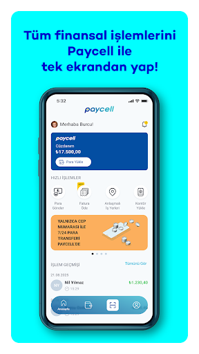 Paycell Kıbrıs ekran görüntüsü