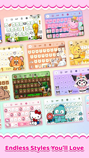 Cute Keyboard: Emoji Klavyesi ekran görüntüsü