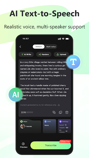RecCloud - AI Speech to Text ekran görüntüsü