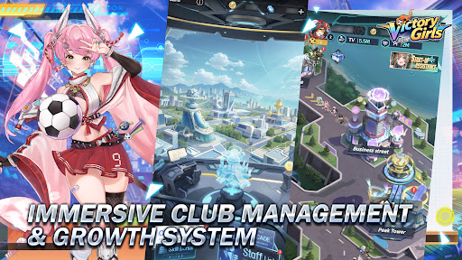 Victory Girls: Anime Soccer ekran görüntüsü