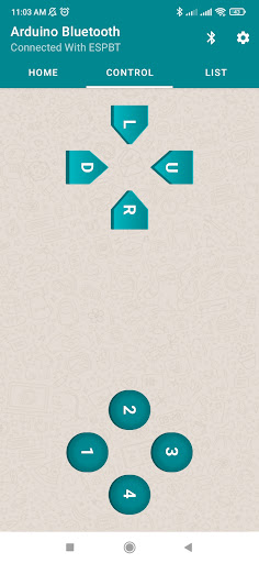 Arduino Bluetooth ekran görüntüsü