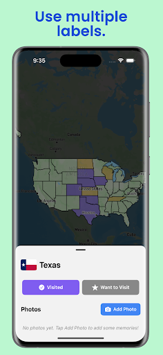 USA States - Map Tracker ekran görüntüsü