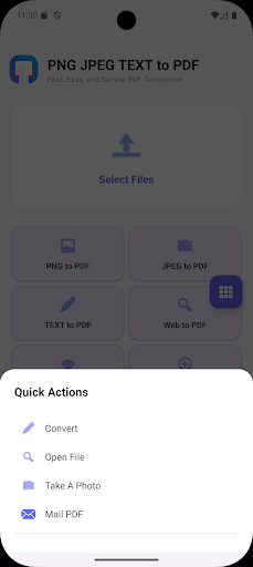 PDF Converter: Image, Txt, Web ekran görüntüsü