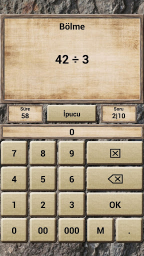 Matematik - quiz oyunu ekran görüntüsü