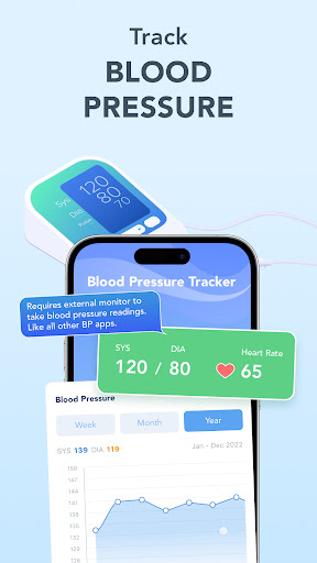 Kan basıncı app BreathNow ekran görüntüsü