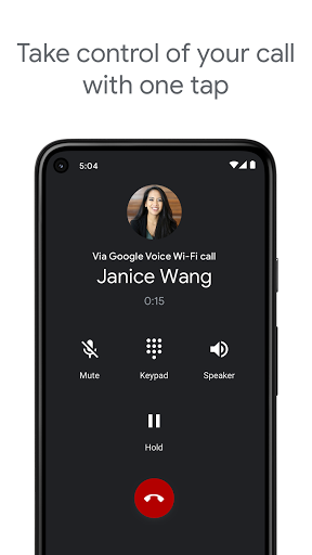 Google Voice ekran görüntüsü