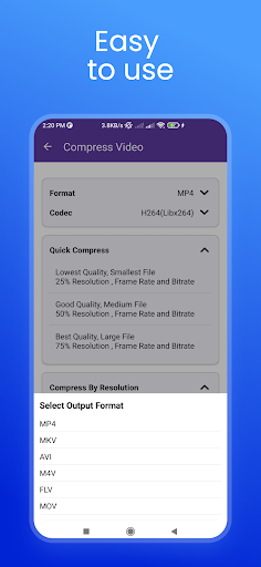 Video Compressor: Shrink Video ekran görüntüsü