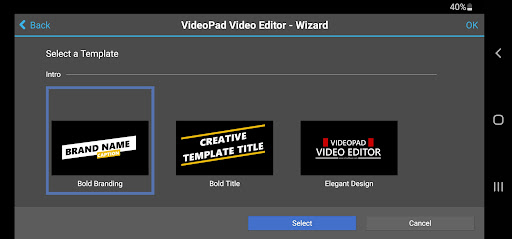 VideoPad Master's Edition ekran görüntüsü
