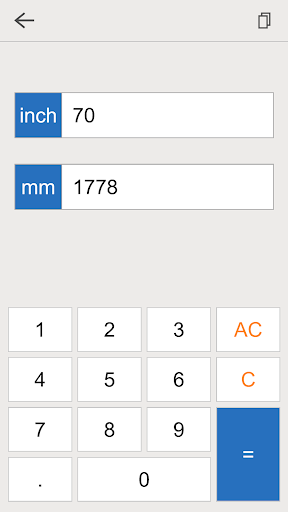 inch mm converter pro ekran görüntüsü