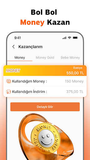 Money: Migros Kampanya, Finans ekran görüntüsü