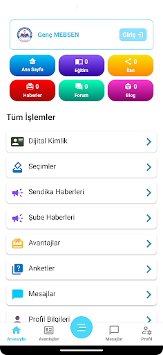 Genç MEBSEN ekran görüntüsü