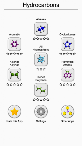 Hydrocarbons Chemical Formulas ekran görüntüsü