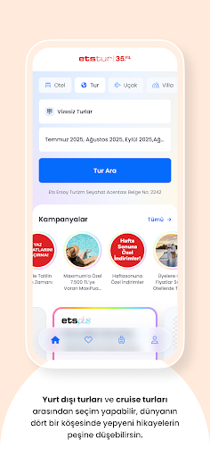 Etstur - Otel, Tur, Uçak ekran görüntüsü