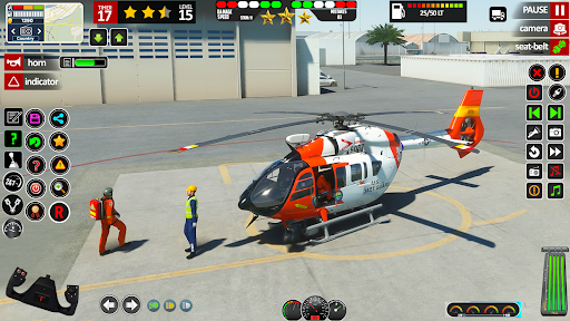 Helicopter Simulator Game 2025 ekran görüntüsü