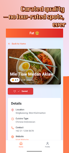 Fat: 4.5+ Star Restaurants ekran görüntüsü