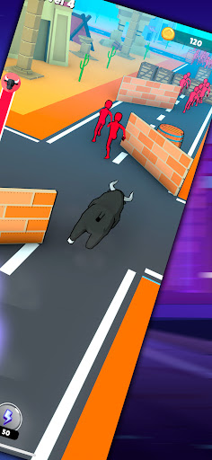 Bad Bull: Angry Chasing Battle ekran görüntüsü