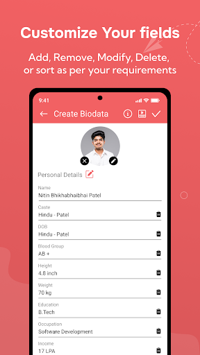 Marriage Bio Data Maker ekran görüntüsü