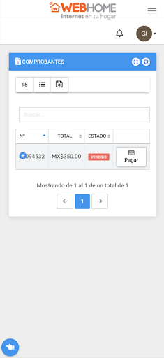 WebHome Telecomunicaciones ekran görüntüsü