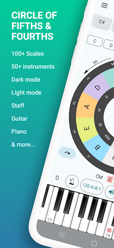 Circle of Fifths of 100+Scales ekran görüntüsü
