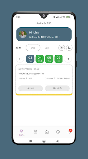 INA Healthcare App ekran görüntüsü